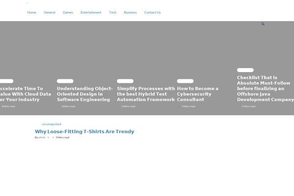 InHype theme site design template sample