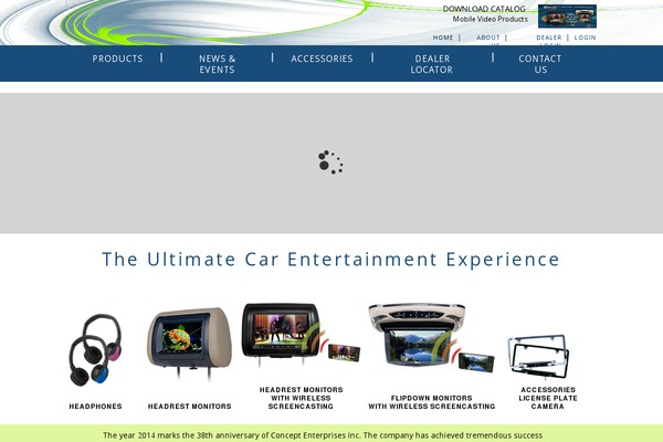 Concept theme site design template sample