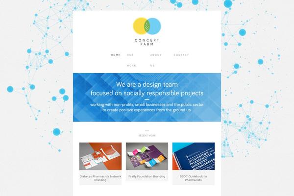 Cf theme site design template sample
