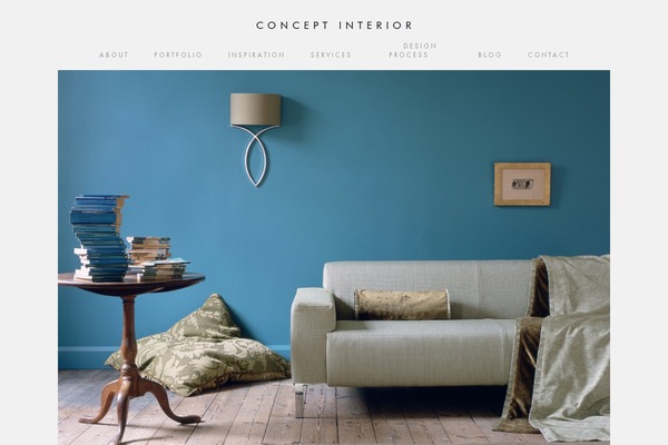 Concept theme site design template sample
