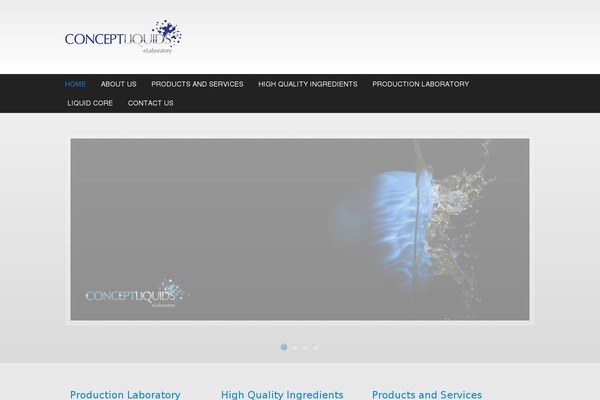 Concept theme site design template sample