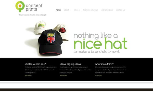 conceptprints.com site used Green Earth 1.07