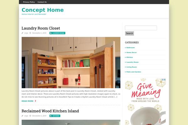 SABINA theme site design template sample