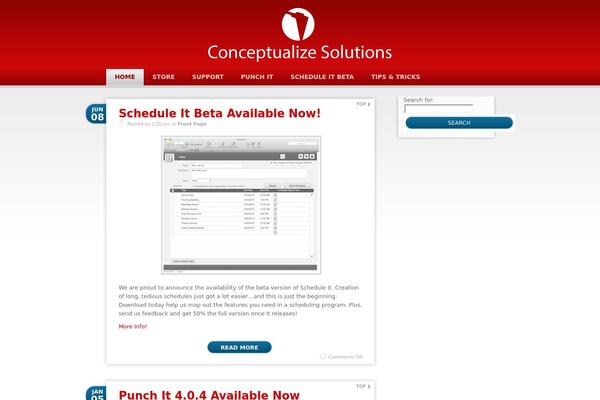 RedBel theme site design template sample