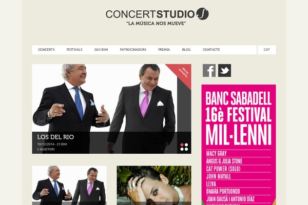Gonzo theme site design template sample