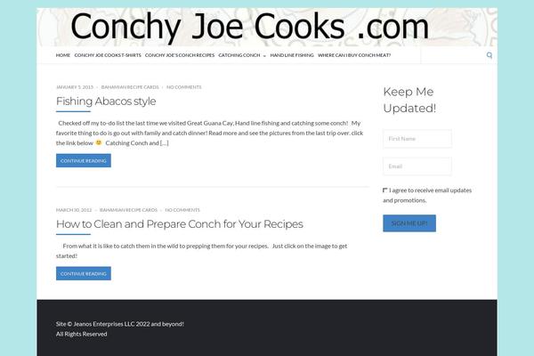 conchyjoecooks.com site used Socrates-v5