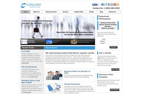 Headway theme site design template sample