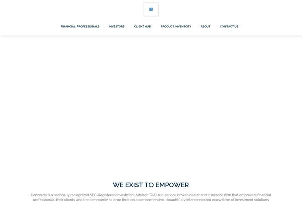 concordeis.com site used Wp-trendy