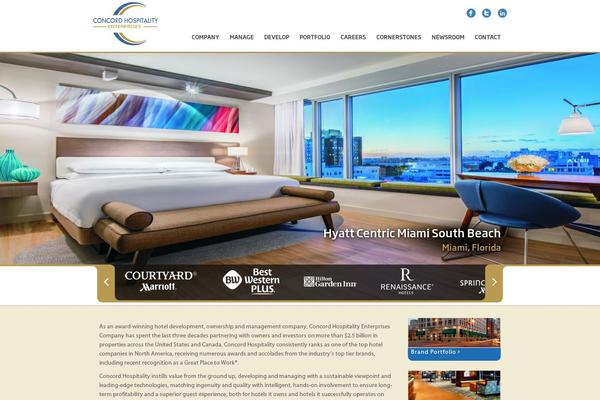 concordhotels.com site used Wwframework
