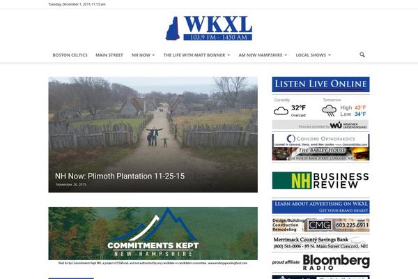 Newspaper theme site design template sample