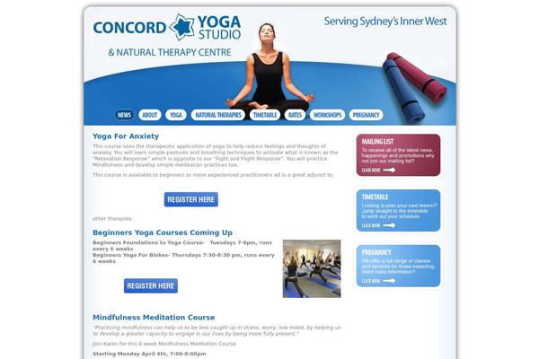 concordyoga.com site used Concord