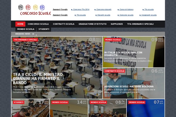 Today theme site design template sample