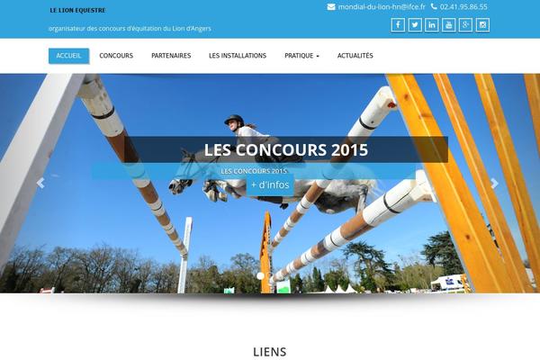 Enigma theme site design template sample