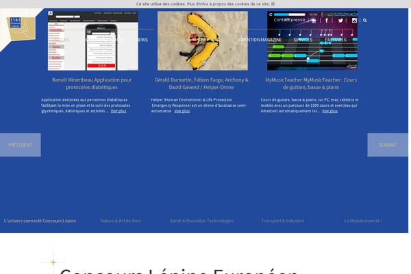 concours theme websites examples