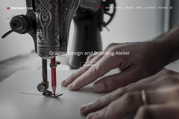 Touchfolio theme site design template sample