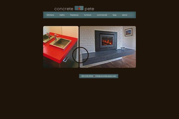 concretepete.com site used Concrete-pete