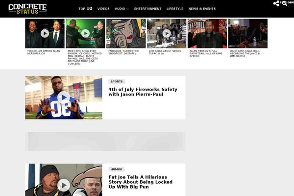 BLACKMAG theme site design template sample