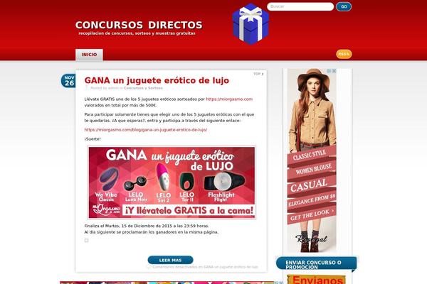 concursosdirectos.com site used RedBel
