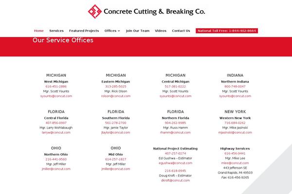 concut.com site used Vc-divi