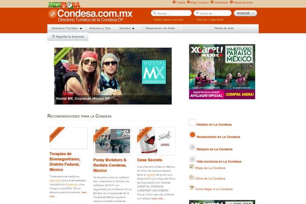 GeoPlaces theme site design template sample
