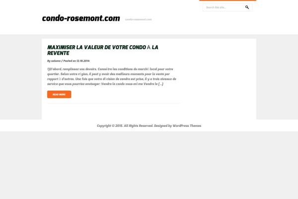 Markes theme site design template sample