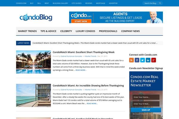 Magaziner theme site design template sample
