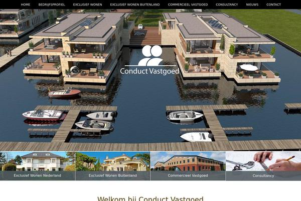 Estate theme site design template sample
