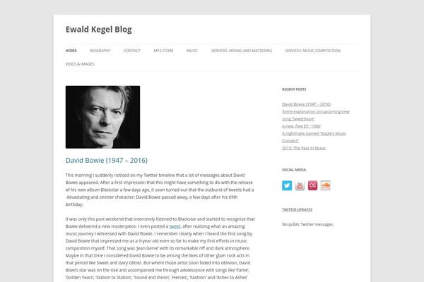 Site using Simple Social Share plugin