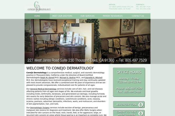 conejodermatology.com site used Conejo-dermatology