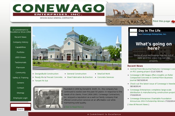 Site using Bbpowerpack plugin