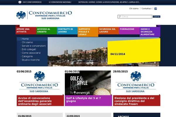 confcommerciocagliari.it site used Ascom