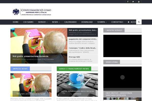 NovoMag theme site design template sample