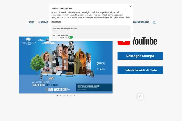 Site using Qode-quick-links plugin
