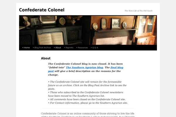 Twenty Ten theme site design template sample