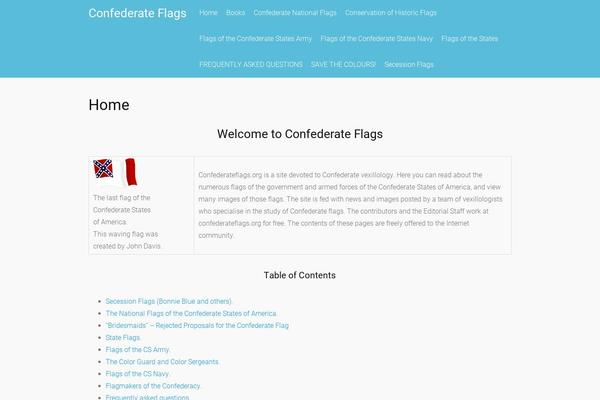 Tesseract theme site design template sample