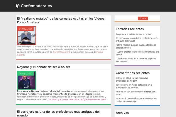 Colorbox theme site design template sample