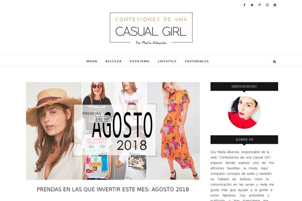 AcmeBlog theme site design template sample