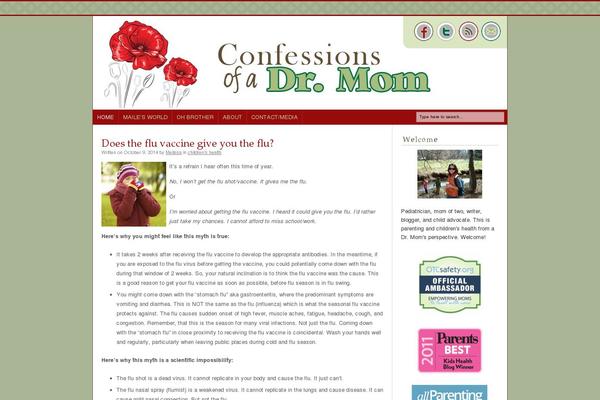 confessionsofadrmom.com site used Headway-2014