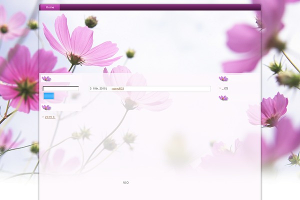 Cosmos theme site design template sample