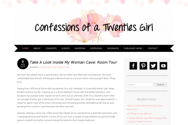 Adelle theme site design template sample