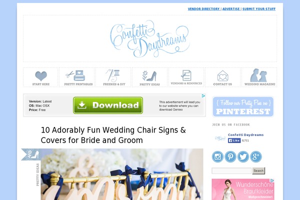 Divine theme site design template sample