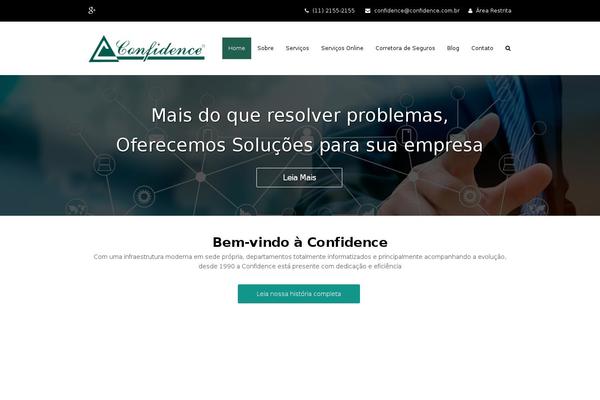 confidence.com.br site used Confidence