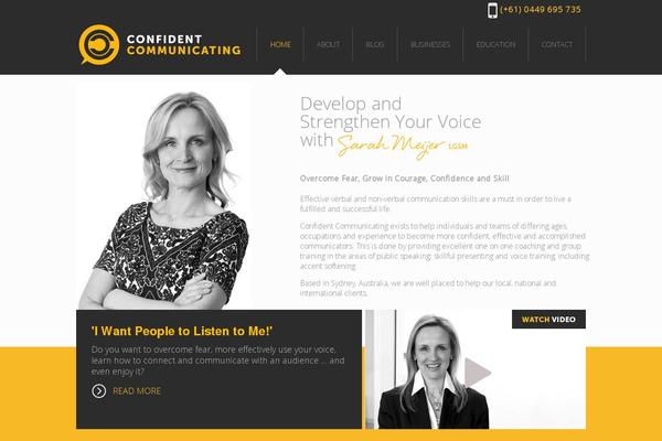 Master theme site design template sample