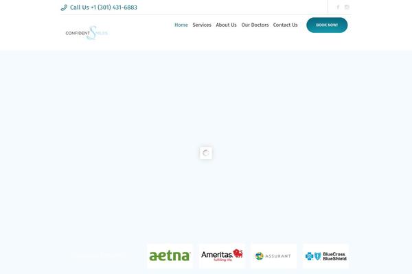 Denta theme site design template sample