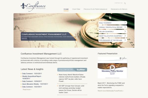 confluenceinvestment.com site used Confluence