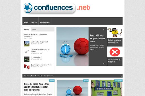 FlyingNews theme site design template sample