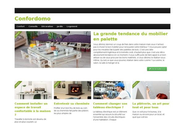 StrapVert theme site design template sample