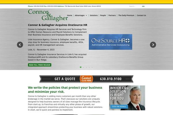 candg theme websites examples