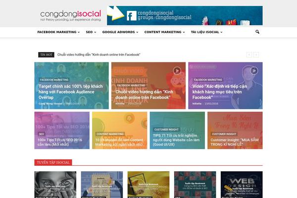 congdongisocial.com site used Zoyvn