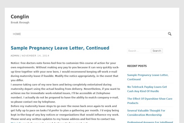 Penny theme site design template sample